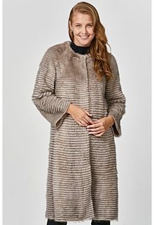 Облегченная норковая шуба Virtuale Fur Collection