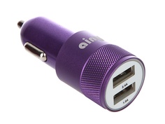 Зарядное устройство Ainy 2xUSB 1A/2.4A EB-018M Purple