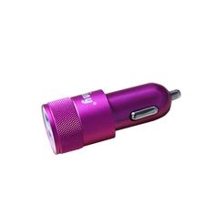 Зарядное устройство Ainy 2xUSB 1A/2.4A EB-018J Pink