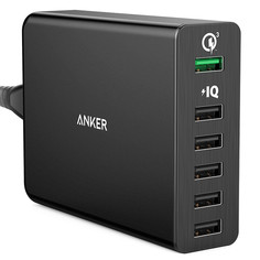 Зарядное устройство Anker Powerport Quick Charge 3.0 Black A2063L11