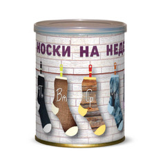 Носки на недельку Canned Socks Black 415287