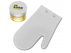 Антибактериальные перчатки Baseus Car cleaning kit Cleaning Soft Adhesive + Silicone Glove Yellow TZCRLE-0Y