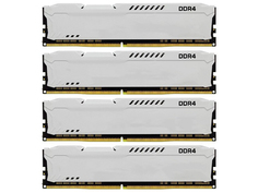 Модуль памяти Kingston HyperX Fury White DDR4 DIMM 2933MHz PC4-23466 CL17 - 32Gb KIT (4x8Gb) HX429C17FW2K4/32