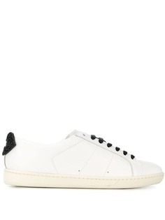 Saint Laurent декорированные кроссовки с блестками