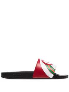 Gucci шлепанцы Pursuit с логотипом