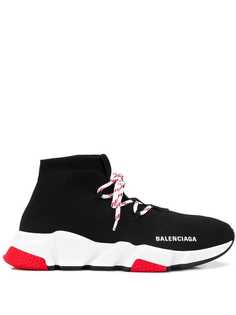 Balenciaga кроссовки-носки Speed на шнуровке