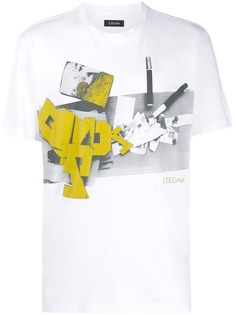 Z Zegna футболка с круглым вырезом и принтом