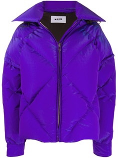 MSGM пуховик с капюшоном