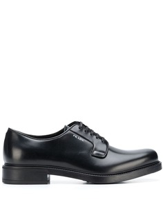 Prada туфли дерби на шнуровке