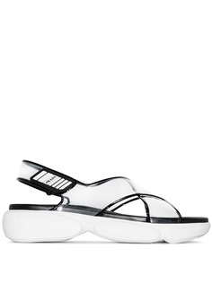 Prada сандалии Cloudburst 40 на платформе