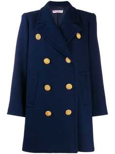 Yves Saint Laurent Pre-Owned двубортное пальто 1980-х годов