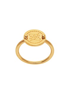 Fendi кольцо с логотипом FF Karligraphy