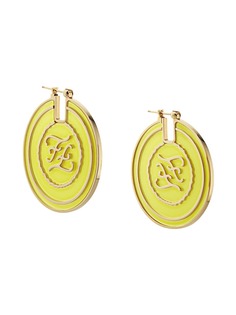 Fendi серьги Karligraphy с гравировкой
