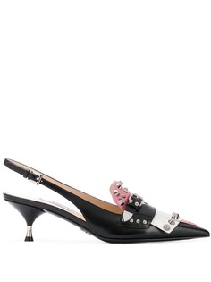 Prada туфли-лодочки с ремешком на щиколотке
