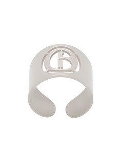 Mm6 Maison Margiela широкое кольцо с логотипом