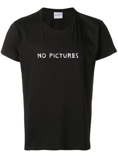 Nasaseasons футболка с вышивкой No Pictures