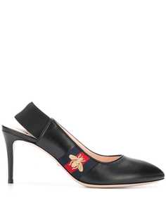 Gucci туфли-лодочки с отделкой Web