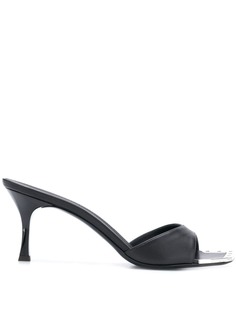 Giuseppe Zanotti мюли с металлической отделкой