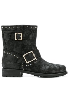 Jimmy Choo декорированные ботинки