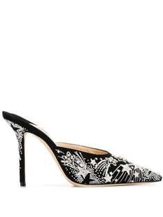 Jimmy Choo мюли с декором из кристаллов