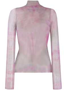 Collina Strada топ с принтом тай-дай