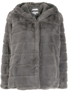 Apparis hooded faux-fur jacket