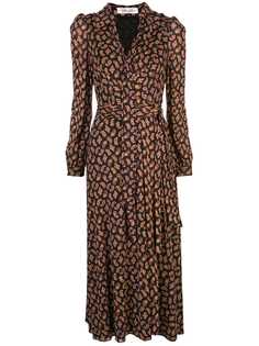 DVF Diane von Furstenberg платье с запахом и принтом пейсли