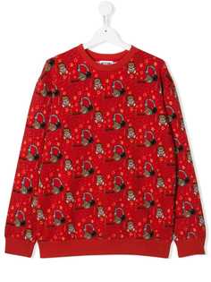 Moschino Kids толстовка с принтом Teddy Bear