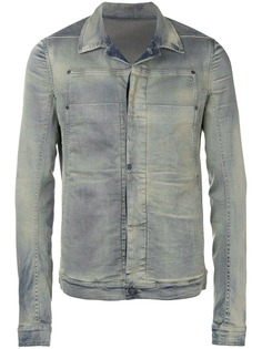 Rick Owens DRKSHDW джинсовая куртка узкого кроя