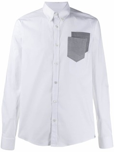 Les Hommes Urban рубашка с двойным карманом