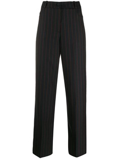 McQ Swallow полосатые брюки прямого кроя Alexander McQueen