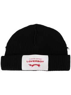 Charles Jeffrey Loverboy logo patch beanie