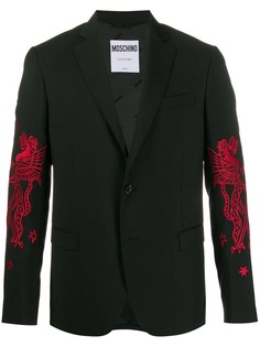 Moschino Mythological Creatures embroidered blazer