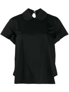 Comme Des Garçons Noir Kei Ninomiya блузка с закругленным воротником