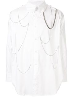 Charles Jeffrey Loverboy chain-embellished shirt