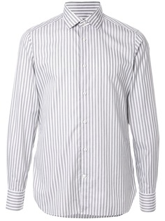 Ermenegildo Zegna рубашка в полоску