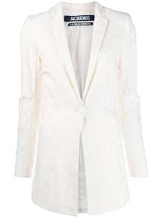 Jacquemus блейзер с логотипом J