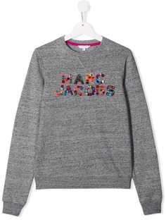 Little Marc Jacobs свитер с декорированным логотипом
