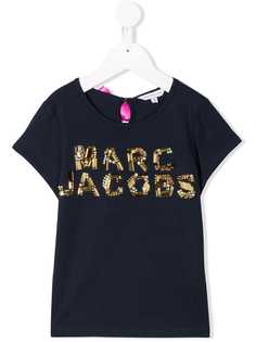 The Marc Jacobs Kids футболка с декорированным логотипом