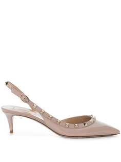 Valentino Garavani туфли-лодочки с открытой пяткой и отделкой Rockstud