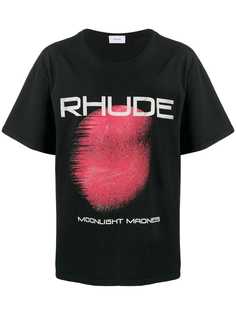 Rhude футболка Blood Moon