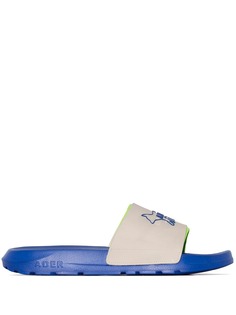 Maison Kitsuné шлепанцы с логотипом из коллаборации с Ader Error