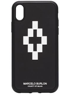 MARCELO BURLON COUNTY OF MILAN чехол для iPhone XR с логотипом