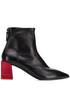 Marsèll ботильоны на контрастном каблуке Marsell