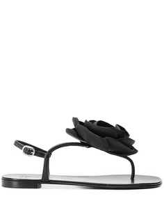 Giuseppe Zanotti сандалии с цветочным декором