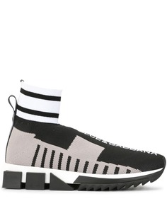 Dolce & Gabbana кроссовки-носки в стиле колор-блок