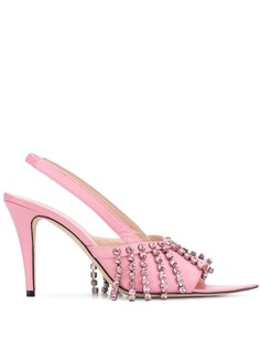 Christopher Kane декорированные босоножки с ремешком на пятке