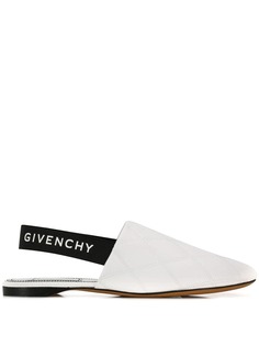 Givenchy мюли с ремешком на пятке и логотипом