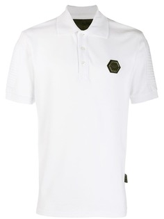 Philipp Plein рубашка-поло с металлическим логотипом
