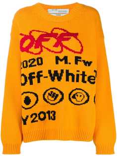 Off-White свитер с логотипом